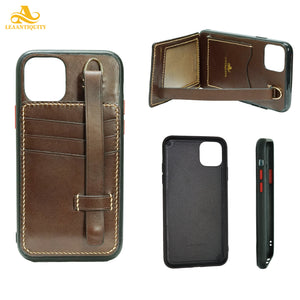 Apple iPhone 11 Pro Max Leather Case With A Built-in Wallet - LeaAntiquity