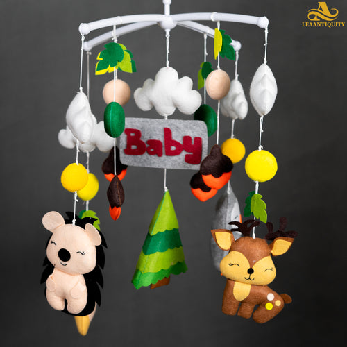 Jungle Safari-Baby Crib Mobile - LeaAntiquity